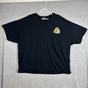 Harley-Davidson Mens Black Graphic Waikiki Hawaii Size 4XL Surfboard Shells Bike